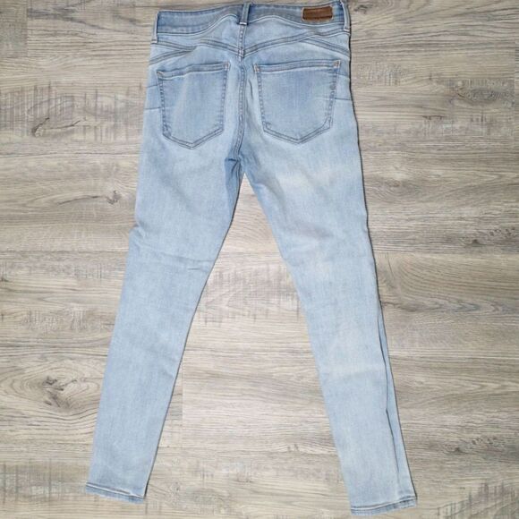 Express Light Washed Mid-Rise Ankle Legging Jeans Size 2 - Picture 5 of 8